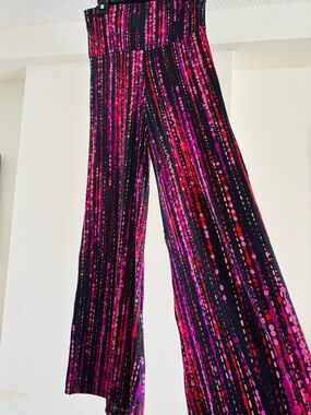 Eric Casual vibrant flared leg pant Pink Purple
